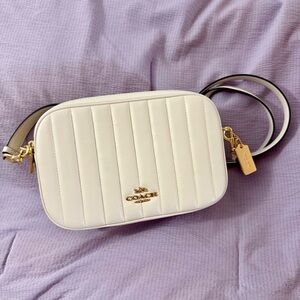 Coach Ivory Quilted Crossbody Bag